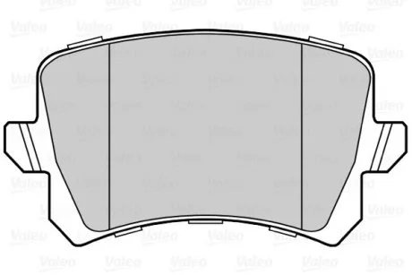 Гальмівні колодки дискові VAG A6/Q3/Passat/Sharan/Tiguan "1,4-3,6 "R "05-18 Valeo 302258