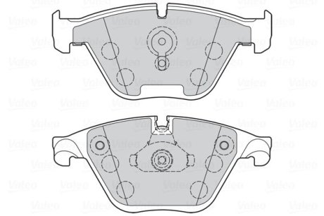 Гальмівні колодки дискові BMW 5/6/7 "F "04-18 Valeo 302273