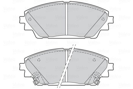 Тормозные колодки дисковые MAZDA CX-3/Mazda 3 "1,5-2,0 "F "08>> Valeo 302285