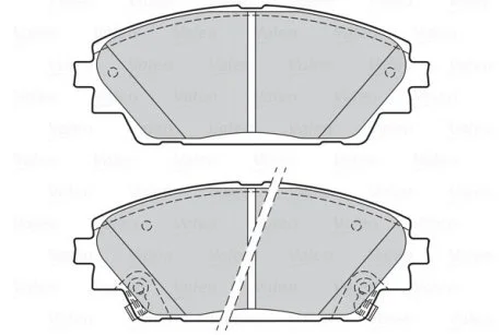 Гальмівні колодки дискові MAZDA CX-3/Mazda 3 "1,5-2,0 "F "08>> Valeo 302285