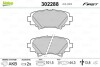 Гальмівні колодки дискові MAZDA 3 "1,5-2,2 "R "13>> Valeo 302288 (фото 2)