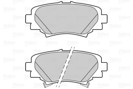 Гальмівні колодки дискові MAZDA 3 "1,5-2,2 "R "13>> Valeo 302288
