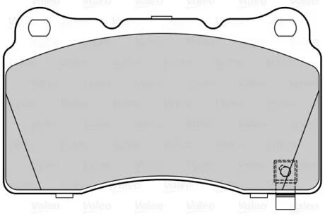 Гальмівні колодки First CADILLAC/CHEVROLET/OPEL/SAAB ATS/Camaro/Astra/9-5 "F "09>> Valeo ="302310"