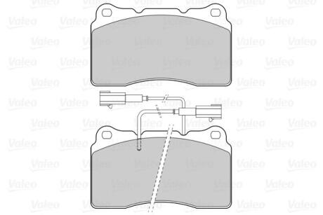 Гальмівні колодки First ALFA ROMEO/LANCIA Giulietta/Kappa "F "94-20 Valeo ="302318"