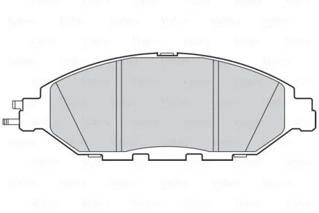 Тормозные колодки дисковые INFINITI/NISSAN Jx/Pathfinder/Murano/QX60 "2,5-3,5 "F "12>> Valeo 302321