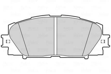 Гальмівні колодки First TOYOTA/Lexus/Prius "F"09>> Valeo ="302334"