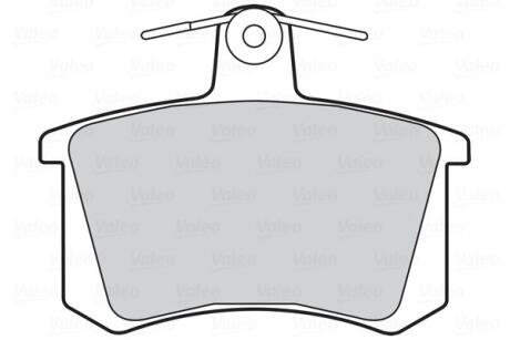 Гальмівні колодки First AUDI 100/200/80/90/A4/A6 "R "77>> Valeo ="302340"