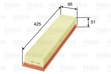 Фільтр повітряний VALEO Valeo 585080