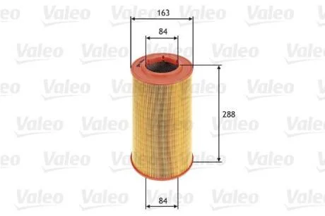 Фільтр повітряний CITROEN/FIAT/PEUGEOT Jumper/Ducato/Boxer "1,9-3,0 "94>> Valeo ="585614"