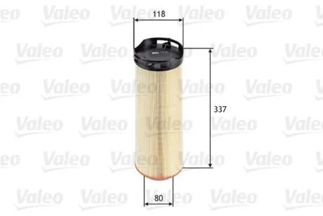 Фільтр повітряний MB C-Class/CLK/Clc-Class "2,1 "00-11 Valeo ="585648"