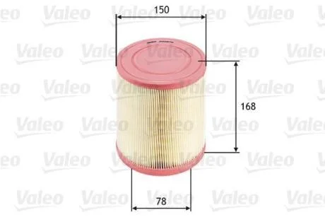 Фільтр повітряний AUDI A6 "2,0 "04-11 Valeo ="585676"