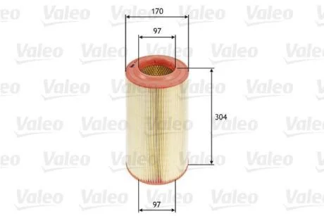 Фільтр повітряний CITROEN/FIAT/IVECO/PEUGEOT Jumper/Ducato/Daily/Boxer "2,0-3,0 "06>> Valeo ="585694"