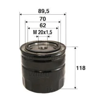 Фільтр масляний CITROEN/FORD/LDV/PEUGEOT Jumper/Scorpio/400/Boxer "2,3-3,0 "78-04 Valeo ="586035"