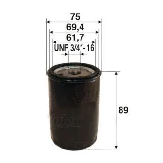 Фільтр масляний FORD USA/FORD/LAND ROVER/MAZDA Mustang/Focus/Range Rover/6 "1,0-2,5 "00>> Valeo ="586083"