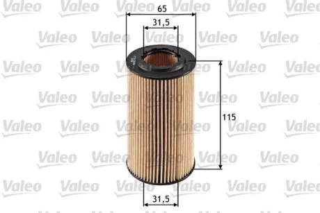 Масляный фильтр (патрон) VALEO Valeo 586501