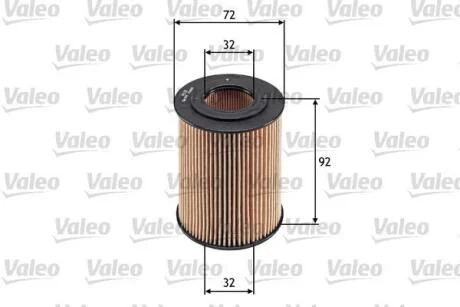 Фільтр масляний CHEVROLET/OPEL Cruze/Astra "1,7 "03>> Valeo ="586568"