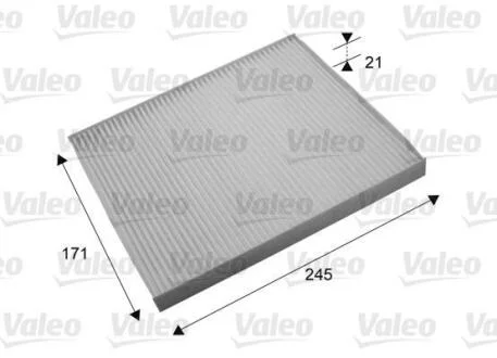 Фільтр салону HYUNDAI/KIA I30/Ceed "1,4-2,0 "06-15 Valeo ="715638"