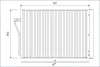 Радіатор кондиціонера BMW 7 (F01/F02/F03/F04) 4.4 05-15 Valeo 812879 (фото 1)