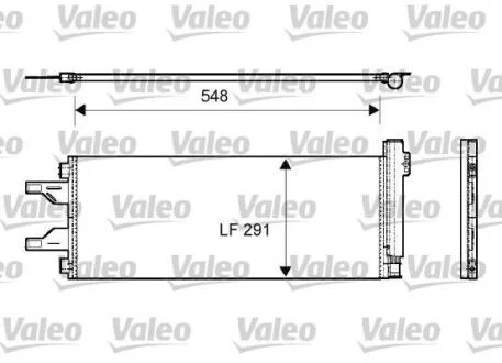 Радіатор кондиціонера Jumper/Ducato/Boxer 2.2/3.0HDi/2.3D 06- Valeo 814069