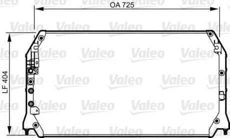 Радіатор кондиціонера CAMRY 2.2-3.0 96-01 Valeo 814247