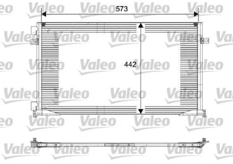Радиатор кондиционера VALEO Valeo 817644