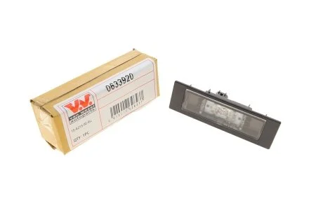 Підсвістка номерного знаку VAN WEZEL Van Wezel 0633920