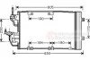 Радиатор кондиционера VAN WEZEL Van Wezel 37005454 (фото 3)