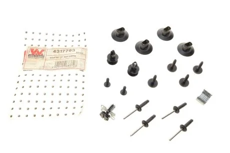 Кріплення бампера VAN WEZEL Van Wezel 4317793