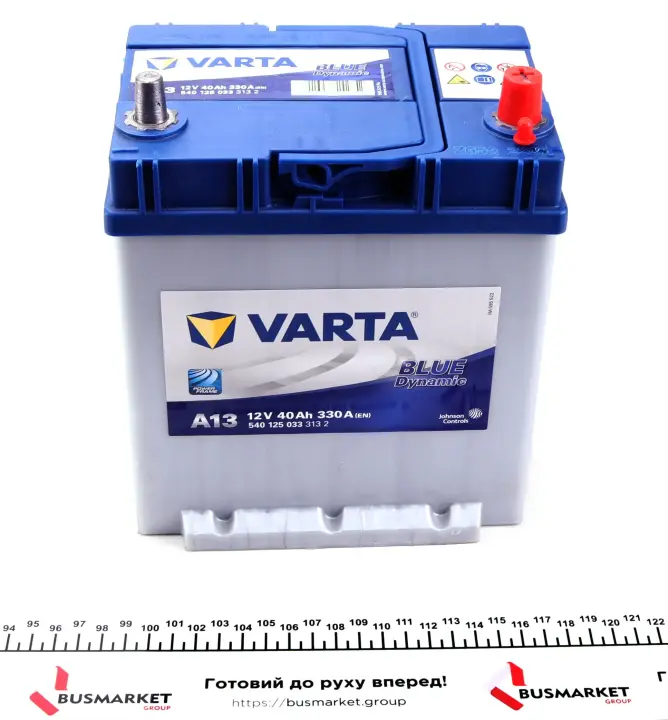 Стартерна батарея (акумулятор) VARTA 540125033 3132 (фото 1)