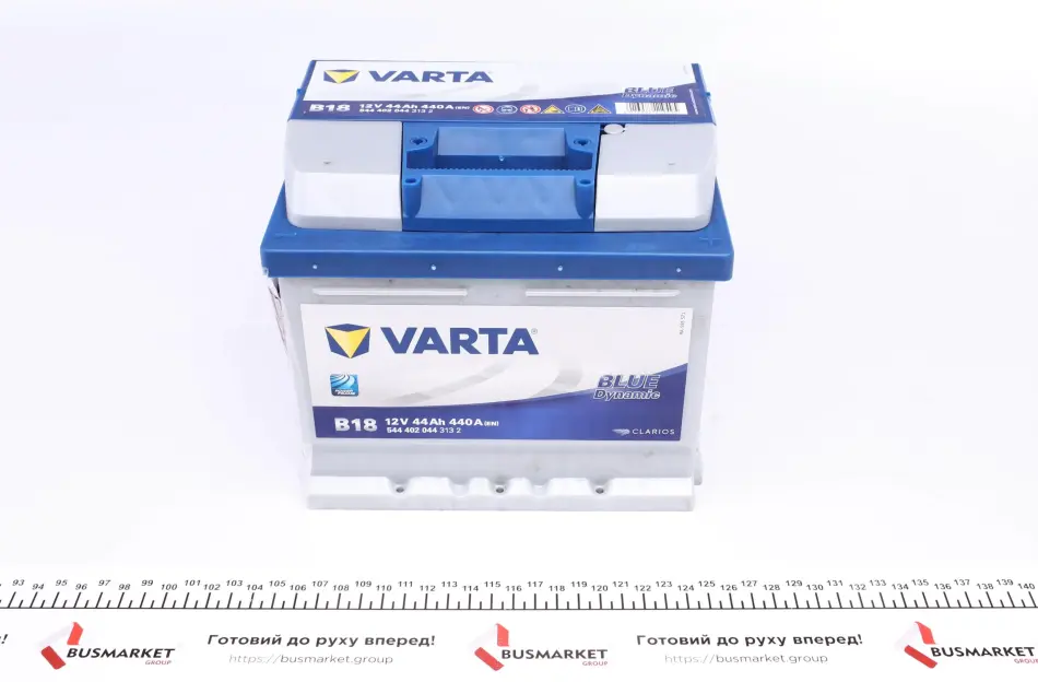 Стартерна батарея (акумулятор) VARTA 544402044 3132 (фото 1)
