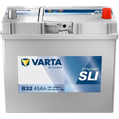 Акумулятор 12В 45Агод./330А (EN) Dynamic SLI (R+ стандартні клеми) 238x129x227 B00 - без монтажного фланця (пусковий) VARTA 545156033K262 (фото 1)