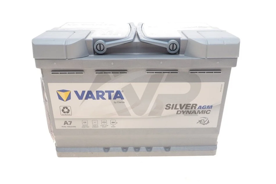 Стартерна батарея (акумулятор) VARTA 570901076 J382 (фото 1)