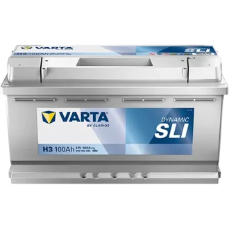 Акумулятор 12В 100Агод./830А (EN) Dynamic SLI (R+ стандартні клеми) 353x175x190 B13 - монтажний фланець 10.5мм (пусковий) VARTA 600402083K262