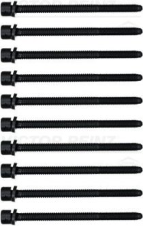 Комплект болтов с головкой системы TORX из черного металла VICTOR REINZ 14-32055-01