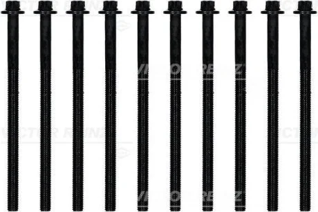 Комплект болтів з головкою системи TORX з чорного металу VICTOR REINZ 14-32108-01