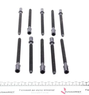 Комплект болтов с головкой системы TORX из черного металла VICTOR REINZ 14-32195-01