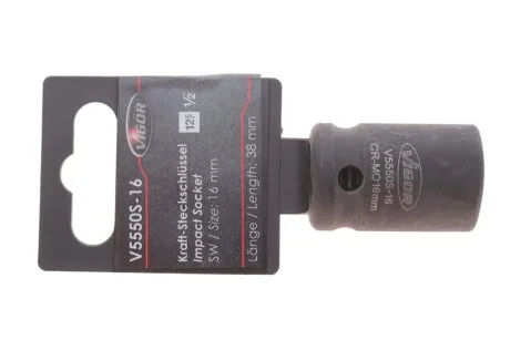 Головка ударна VIGOR V5550S-16