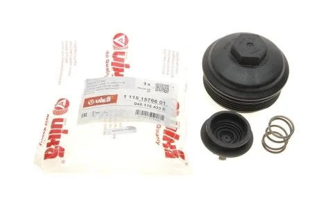 Крышка масляного фильтра Skoda Octavia (00-13)/VW Jetta (06-14),Passat (06-11),Polo (02-14),Tiguan (08-11),T5 (03-10) VIKA Vika 11151576601