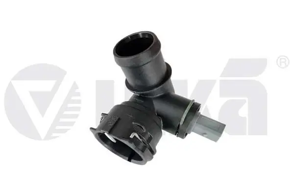 Фланець системи охолодження (трійник) з датчиком Audi A3/Skoda Octavia, Superb/VW Golf, Passat/Seat Leon 1.0,1.2,1.4,1.6 (13-20) VIKA Vika 11221789801 (фото 1)