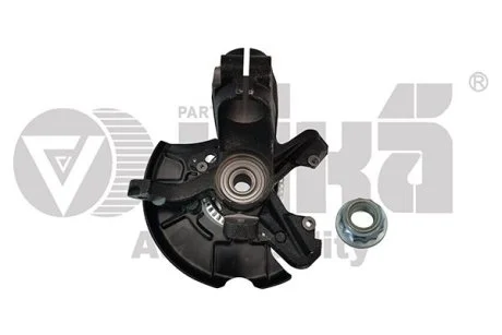 Кулак поворотный передний левый с подшипником и защитой Skoda Octavia (97-11)/VW Golf (96-03)/Seat Leon (00-06),Toledo (99-04) VIKA Vika 44071739901