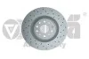 Диск тормозной передний Skoda Superb (08-13)/VW Golf (06-13),Passat (06-11) перфорированный (Geomet) VIKA Vika 66151717001 (фото 1)