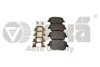 Колодки тормозные передние без датчика Skoda Fabia (00-10),VW Polo (02-10)/Seat Ibiza (02-10) vika Vika 66981104301 (фото 1)