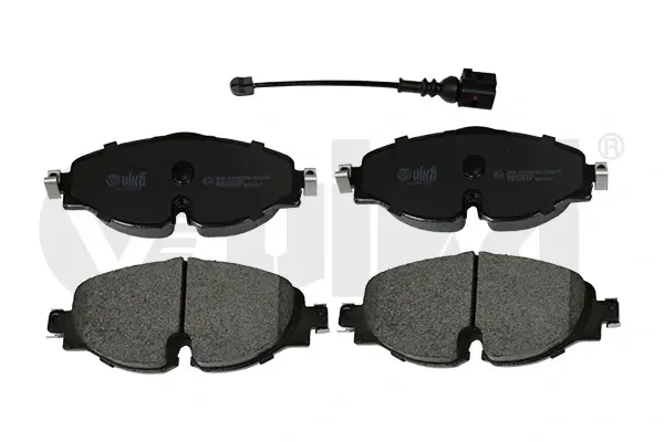 Колодки передні гальмові з датчиком зносу Skoda Octavia (13-)/VW Golf (13-)14/Audi A3 (13-)15/Seat Leon (13-16) VIKA Vika 66981408601 (фото 1)