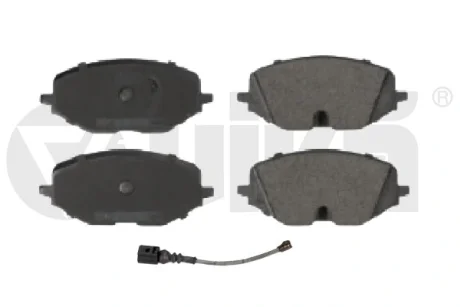 Колодки гальмівні передні з датчиком Audi A3/Seat Leon/Skoda Octavia/VW Golf VIII, Caddy (19-) VIKA Vika 66981704001