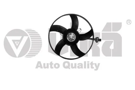 Вентилятор радиатора 100W Skoda Fabia (00-04,05-14), Rapid (13-)/VW Polo (02-)/Seat Ibiza (02-05,06-12,13-), Toledo (13-) VIKA Vika 99590015501