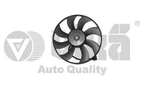 Вентилятор радиатора 100W Skoda Fabia (00-04,05-10), Roomster (06-10)/VW Polo (02-10)/Seat Ibiza (02-05,06-10) VIKA Vika 99590015601