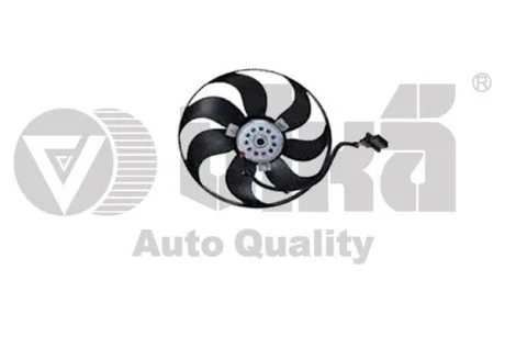 Вентилятор радиатора 250W Skoda Fabia (00-04,05-10),Roomster (06-10)/VW Polo (00-10)/Seat Iibiza (02-05,06-10) VIKA Vika 99590017601