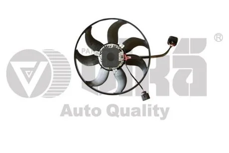 Вентилятор радиатора 220W Skoda Fabia (11-15), Octavia (04-13)/VW Caddy (04-16), Golf (04-16), Jetta (06-15), Passat (06-15) VIKA Vika 99590579501
