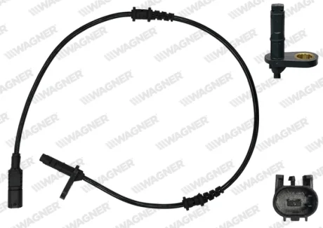Датчик ABS Mersedes CLS(C219), E(W211), SL(R230) 1.8-6.2 01-10 перед Л/Пр WAGNER ABS00270