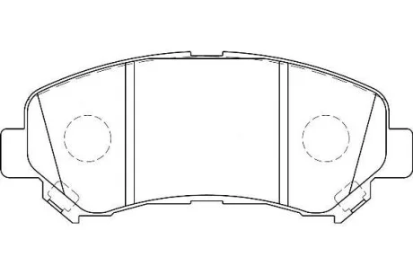 Гальмівні колодки дискові Wagner WAGNER WBP24632A